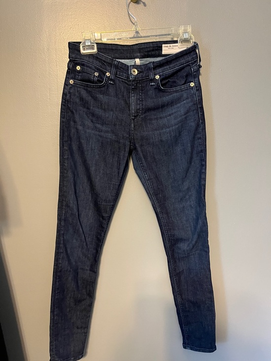 rag & bone Denim - rag & bone Dark Blue Skinny Jeans